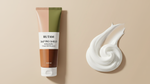 RUTAM 360° PRO SHIELD cream-gel texture swatch on beige background – rich emulsion formula for scalp protection, hair strength and resilience