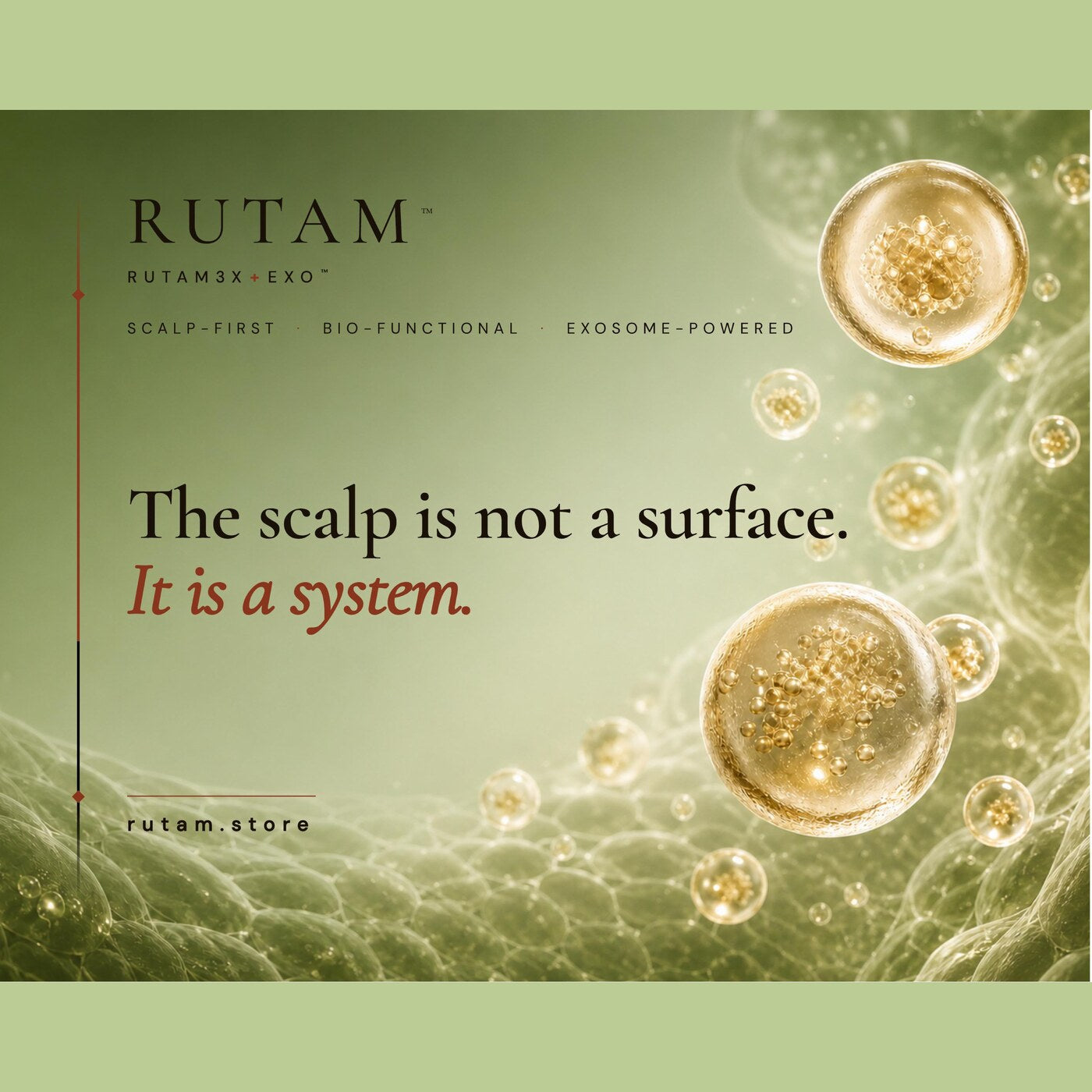 RUTAM booth backdrop