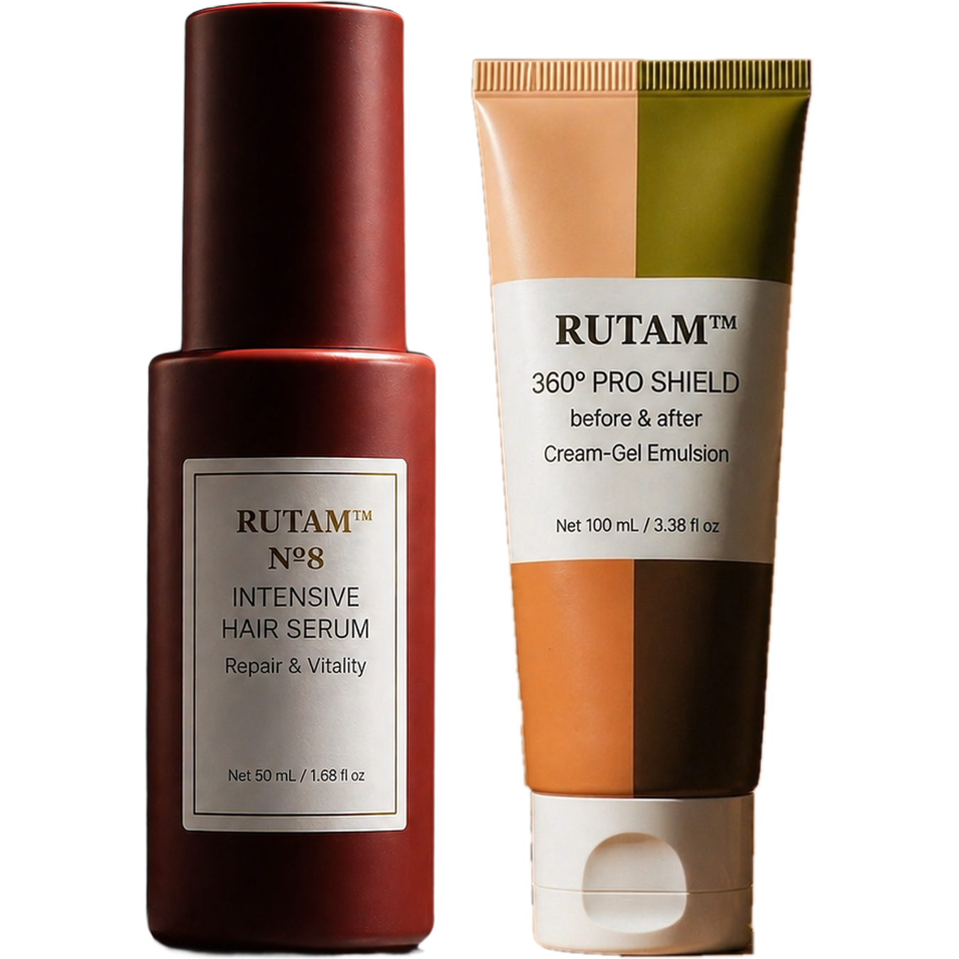 RUTAM™ Repair & Protect Duo — Nº8 Serum & 360º Pro Shield